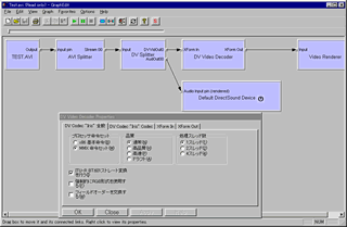 DV Codec "Iris" DirectShow�t�B���^ �X�N���[���V���b�g