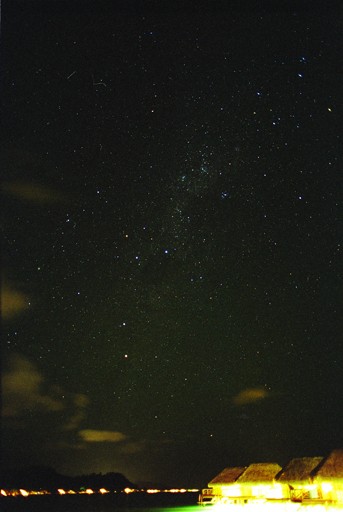 The Southern Cross and stars