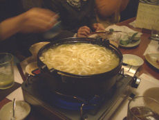 鴨の汁でうどん