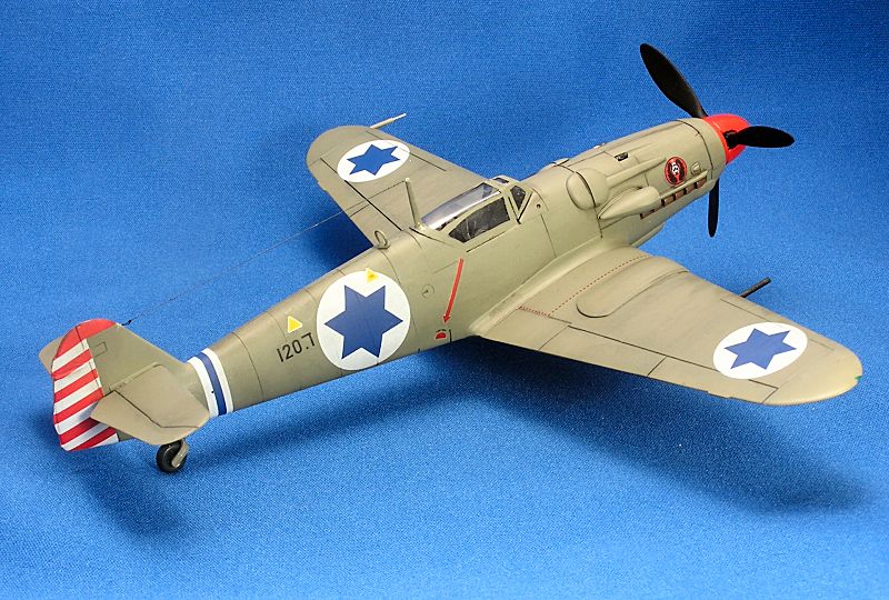 ホビークラフト製1／48イスパノメッサー戦闘機（空軍大戦略ドイツ軍、スペイン空軍デカール入り） イスパノメッサーHA1112CIVILSHMITT (ホビークラフト1⁄48)＞誌上個展